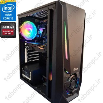 کیس گیمینگ بازی های روز با RX 580